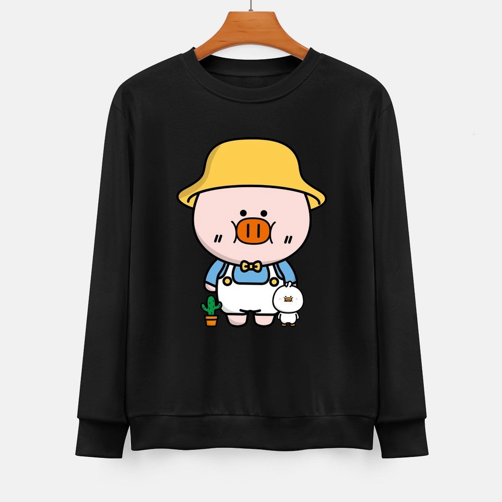 Front Patterned Long Sleeve TopComfortLine EasyWear